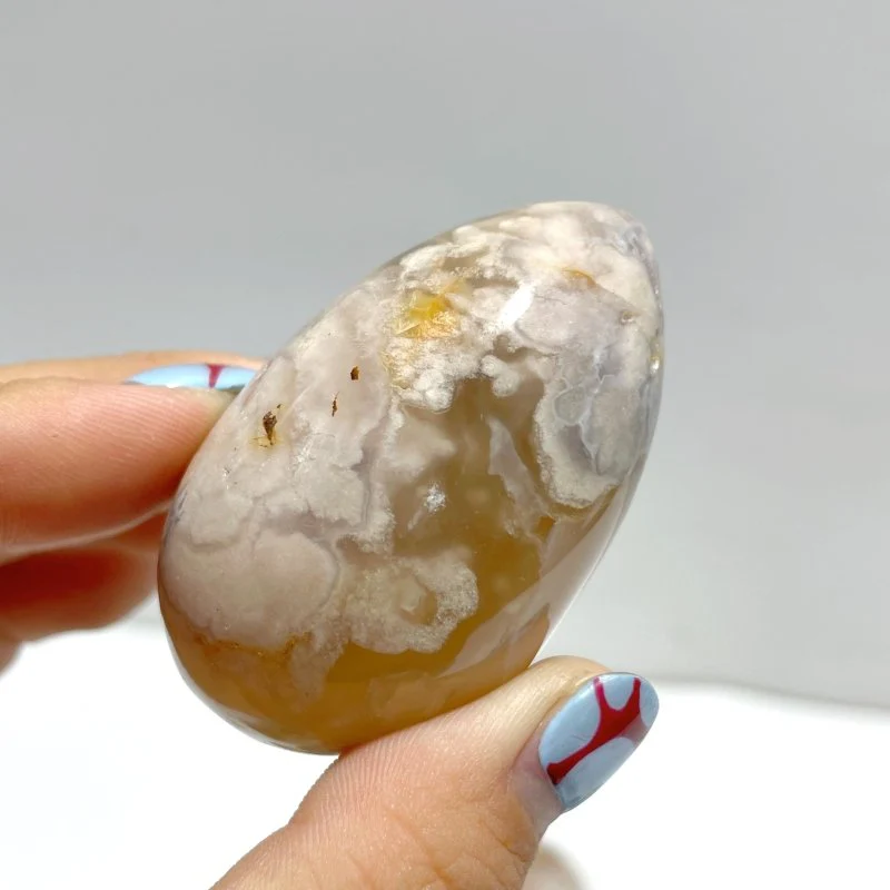 Sakura Flower Agate Egg Wholesale - Image 5