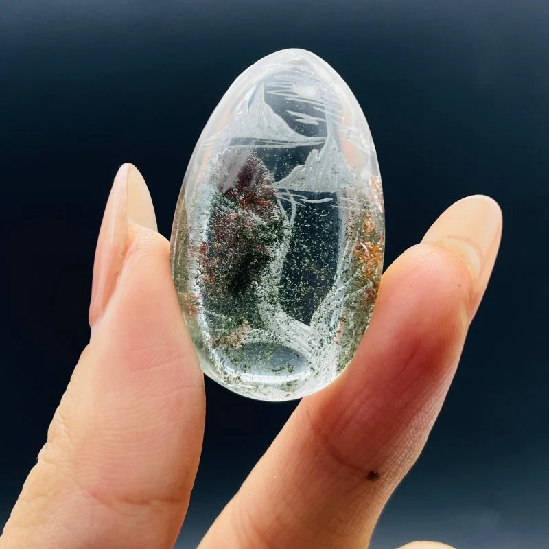 9 Pieces Beautiful Scenery Garden Quartz Inner Scene Crystal Carving - Image 5