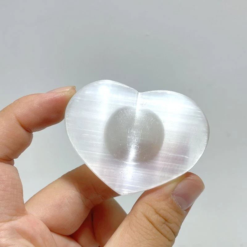 Selenite Sphere Stand Base Heart Shape Wholesale