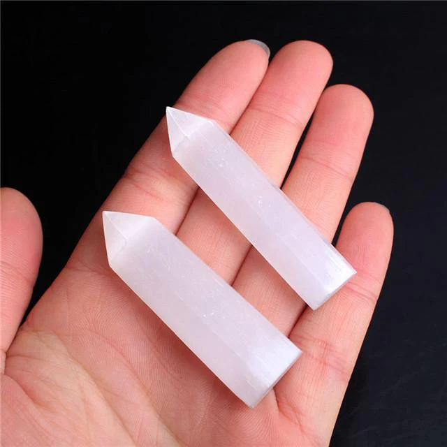 Selenite Tower Point 3.5in(9cm) Wholesale - Image 3
