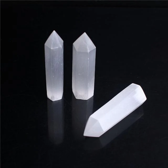 Selenite Tower Point 3.5in(9cm) Wholesale - Image 4