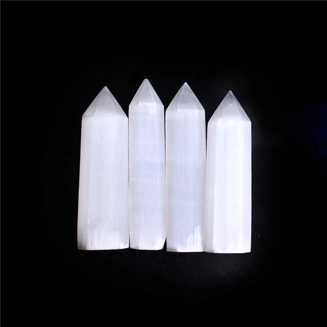 Selenite Tower Point 3.5in(9cm) Wholesale - Image 5
