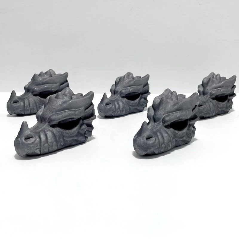 Shungite Dragon Head Carving Wholesale