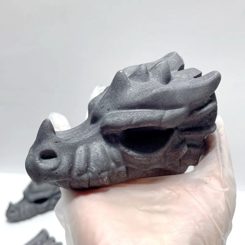 Shungite Dragon Head Carving Wholesale - Image 2
