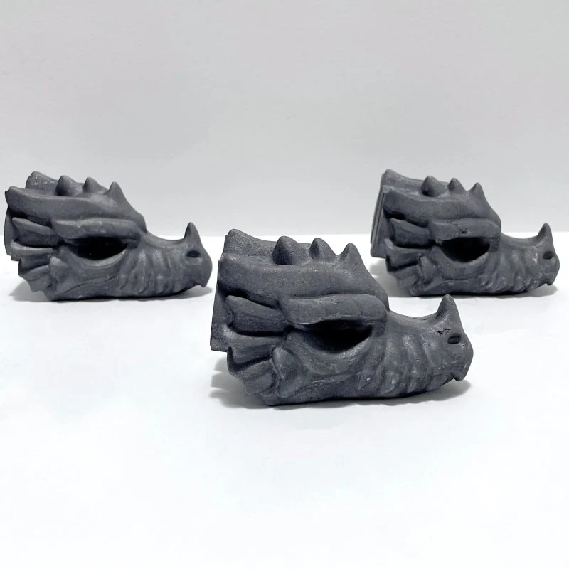 Shungite Dragon Head Carving Wholesale - Image 3