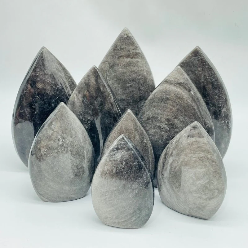 Silver Sheen Obsidian Arrow Head Shape Crystal Stone Wholesale - Image 4