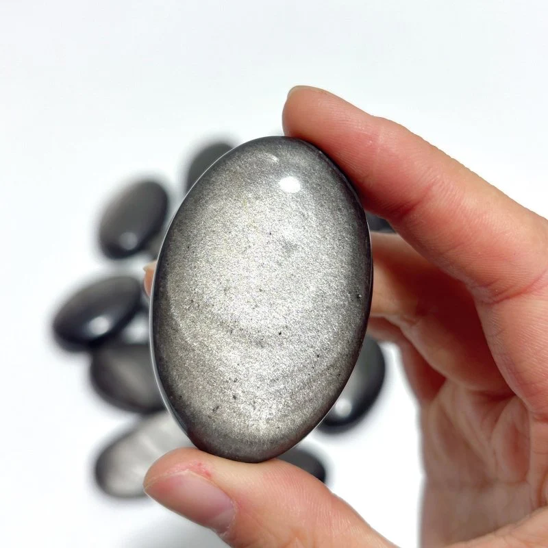 Silver Sheen Obsidian Palm Wholesale