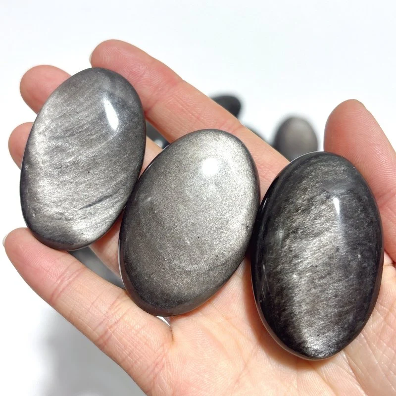 Silver Sheen Obsidian Palm Wholesale - Image 3