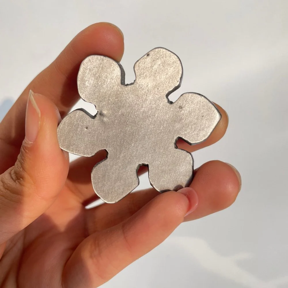 Silver Sheen Obsidian Snowflake Carving Wholesale - Image 2