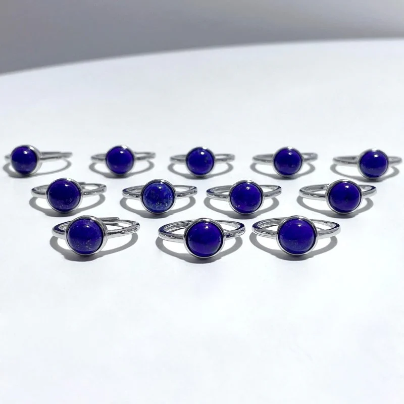 Simple Lapis Lazuli Ring Wholesale - Image 3