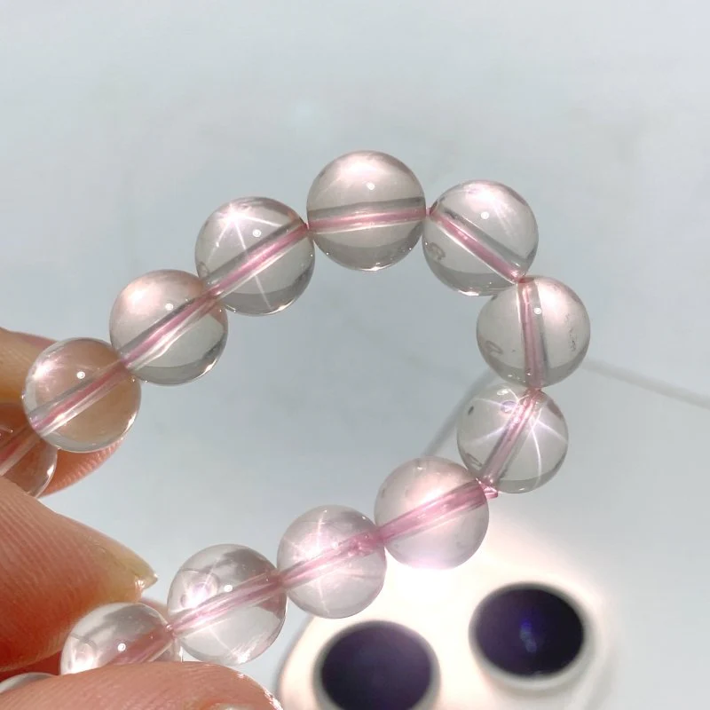 14 Pieces Six Star Line Clear Quartz Bracelets - Image 3