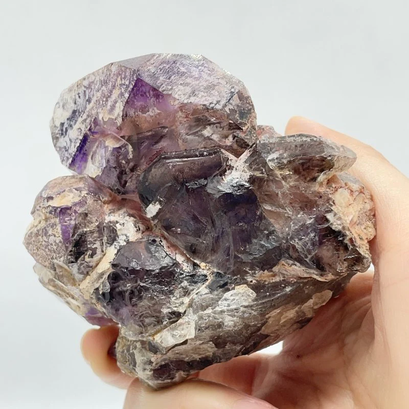 Skeletal Super7 Amethyst Enhydro Crystal Specimen - Image 4
