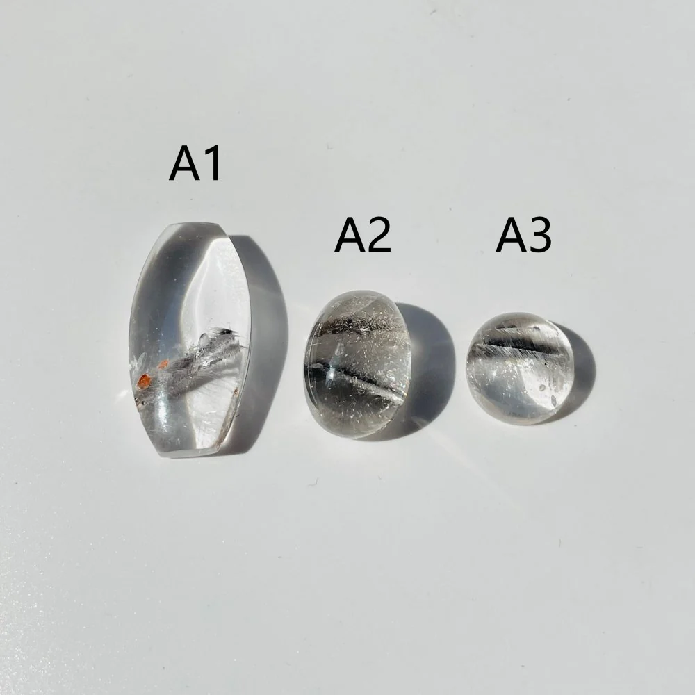 Silver Rutile Quartz For Jewelry Making DIY - Image 2