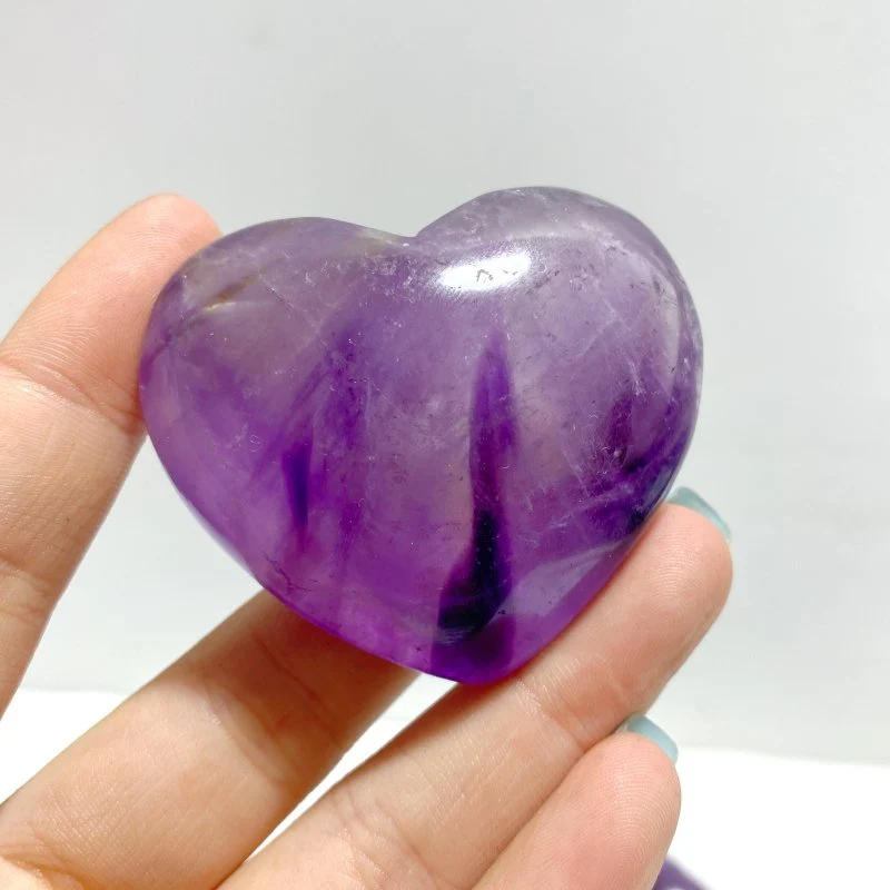 38 Pieces Small Amethyst Heart - Image 3