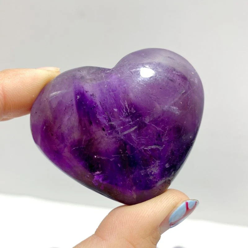 38 Pieces Small Amethyst Heart - Image 4