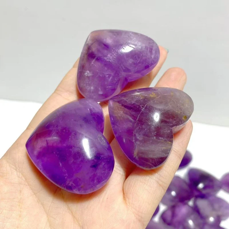 38 Pieces Small Amethyst Heart - Image 7