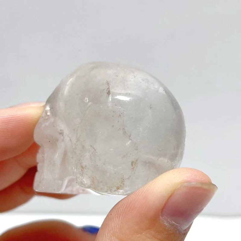 2.5-3.5cm Clear Quartz Skull Carving Wholesale - Image 8