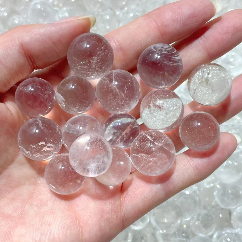 Mini Clear Quartz Spheres 1.5-2.1cm Wholesale - Image 3