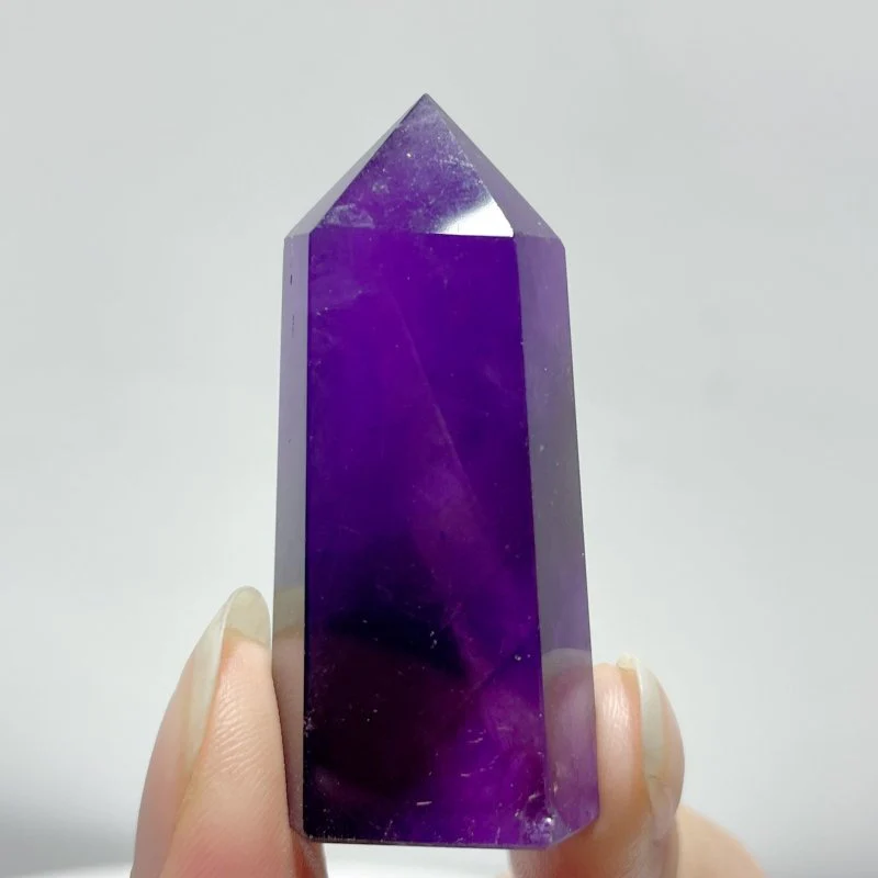 Small Deep Purple Amethyst Points Wholesale - Image 3
