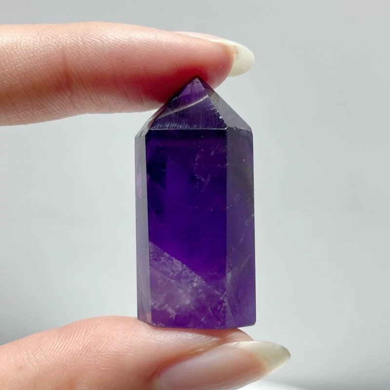 Small Deep Purple Amethyst Points Wholesale - Image 5