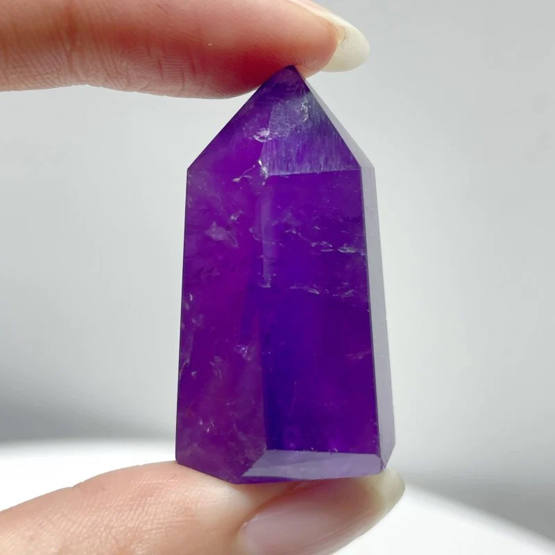 Small Deep Purple Amethyst Points Wholesale - Image 6