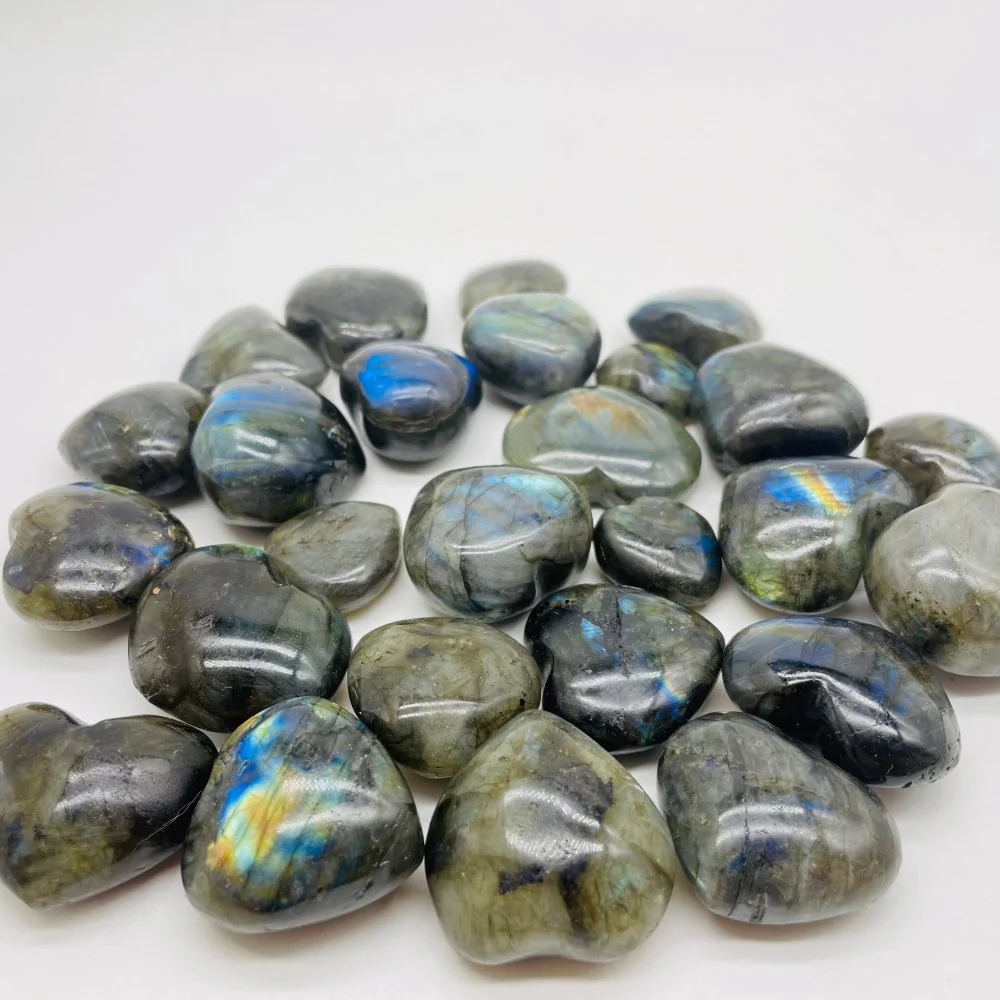 Small Labradorite Heart Wholesale - Image 2