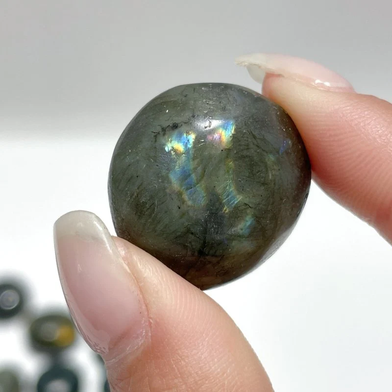 Small Flash Dark Labradorite Tumbled Wholesale - Image 8