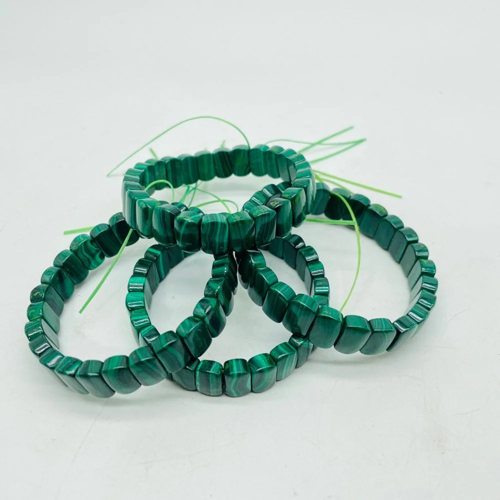 Small Size Malachite Bracelet Wholesale - Image 2