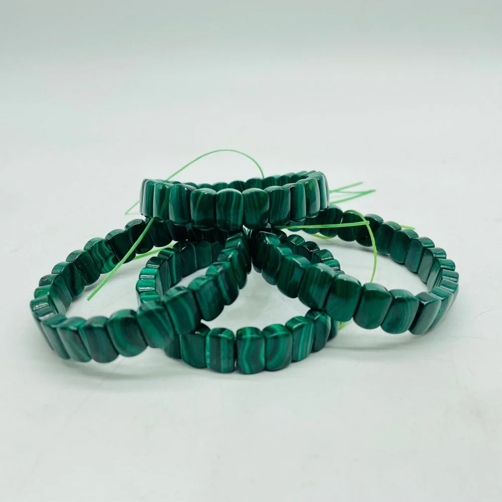 Small Size Malachite Bracelet Wholesale - Image 4