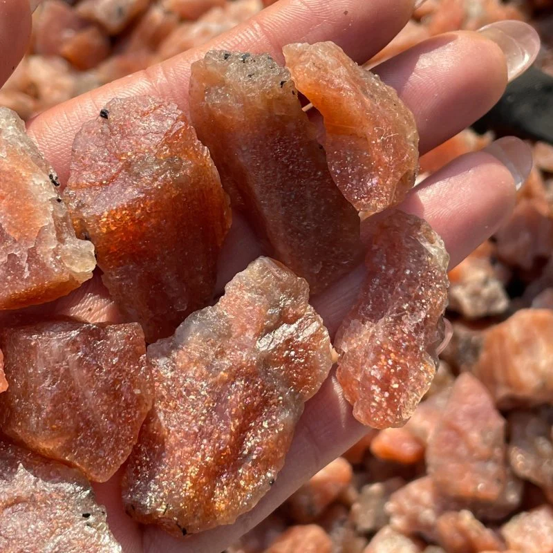 Small Raw High Quality Sunstone Wholesale - Image 4
