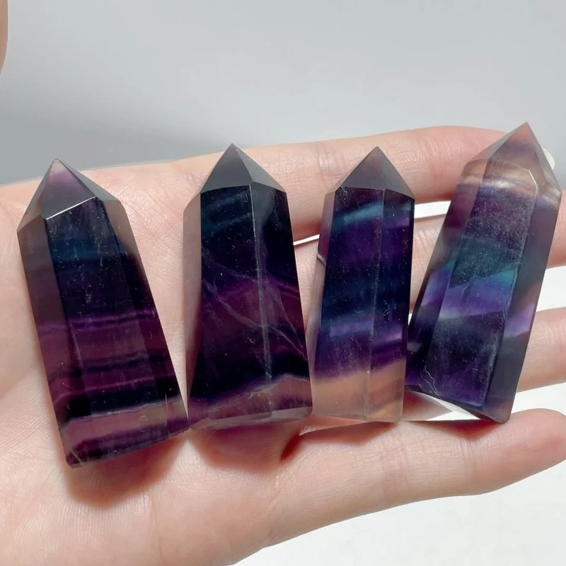 Small Rainbow Fluorite Point Tower Wholesale - Image 4