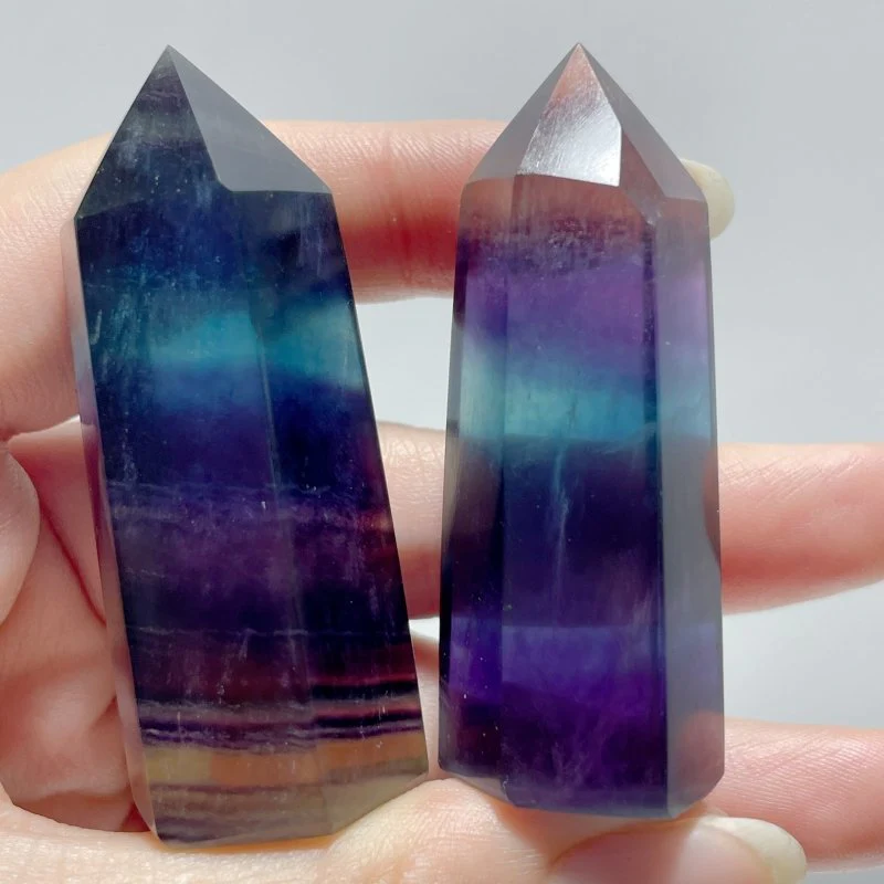 Small Rainbow Fluorite Point Tower Wholesale - Image 5