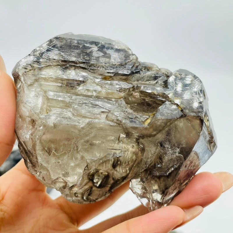 4 Pieces Smoky Quartz Backbone Specimen Crystal Stone - Image 6