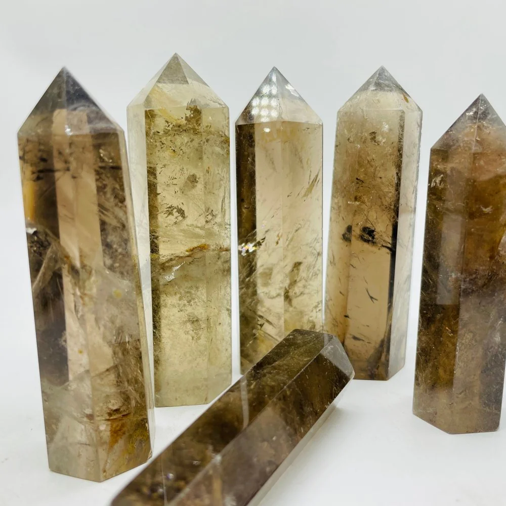 Smoky Quartz Crystal Point Tower Wholesale - Image 3