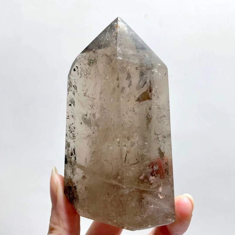26 Pieces Fat Smoky Quartz Points 2.3-4.2in - Image 7