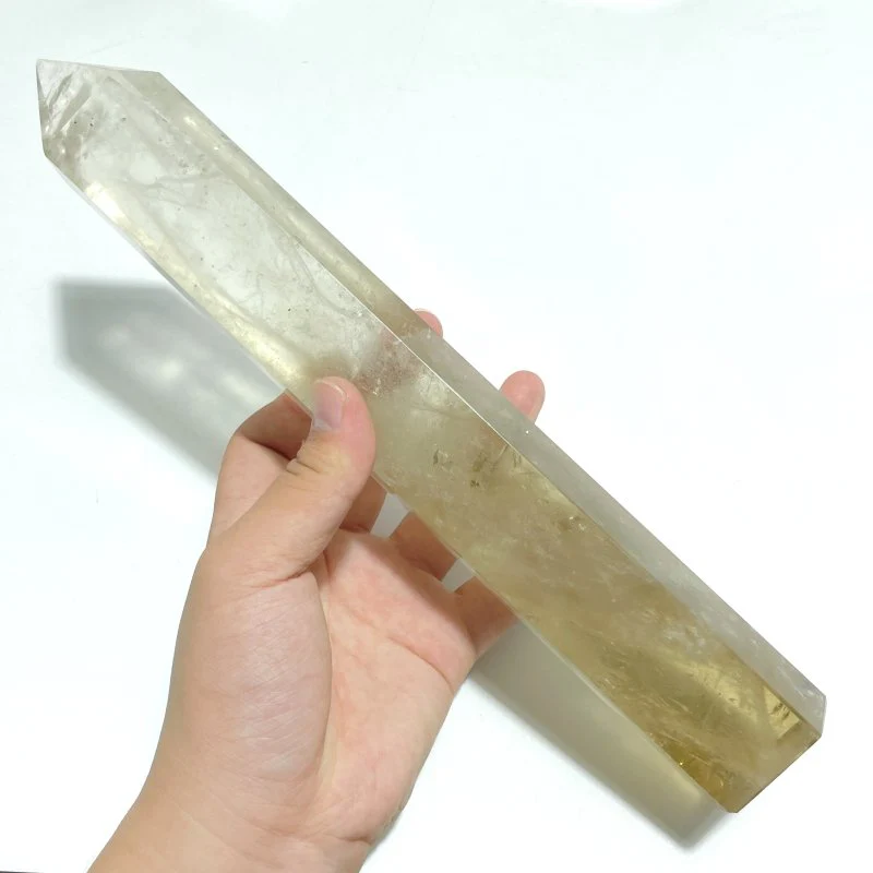 6 Pieces Tall Smoky Quartz Tower Point With Rainbow - Image 7