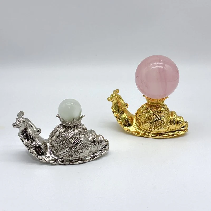 Snails Removable Back Crystal Sphere Stand Wholesale - Image 2