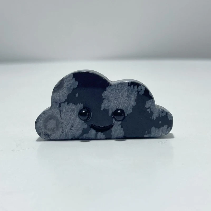 3 Expressions Mixed Snowflake Obsidian Clouds Carving Wholesale - Image 3