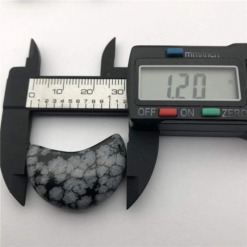 Snowflake Obsidian Shaped Stars&Moon Crystal Healing Stone - Image 3
