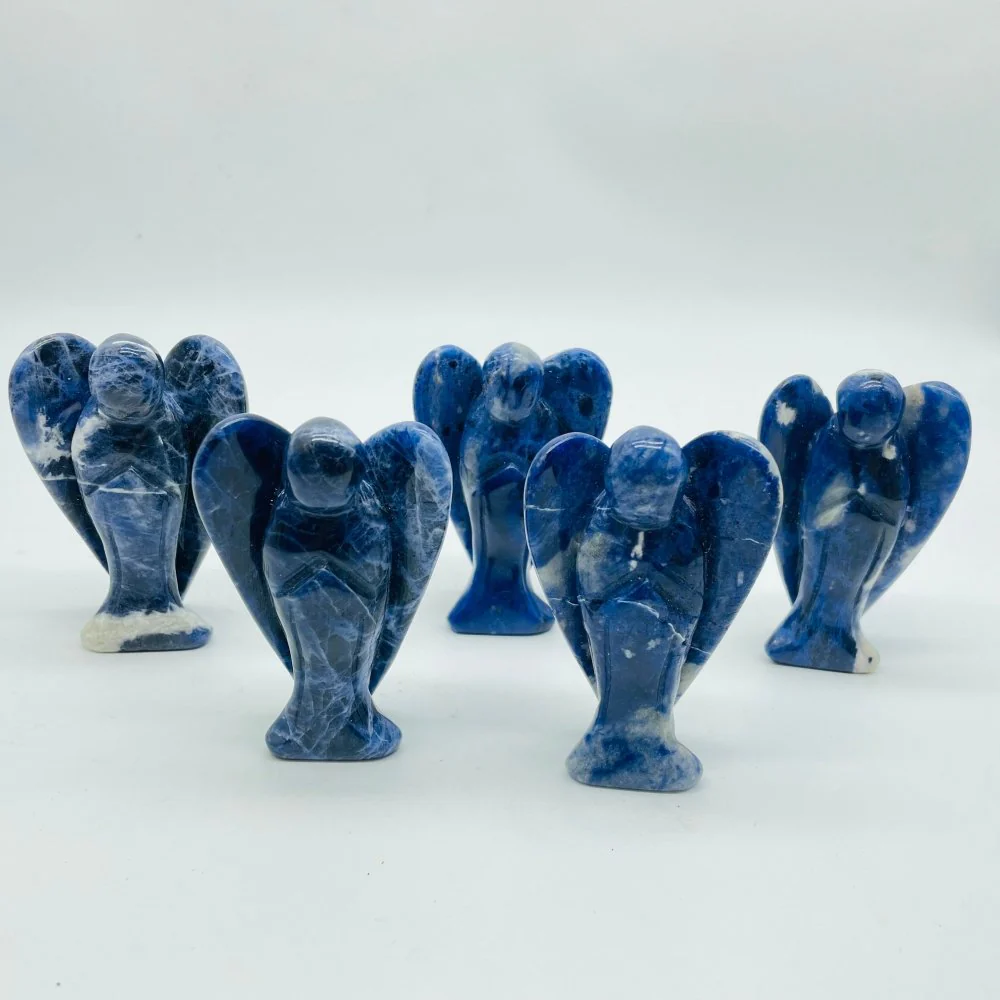 Sodalite Angel Carving Wholesale - Image 3