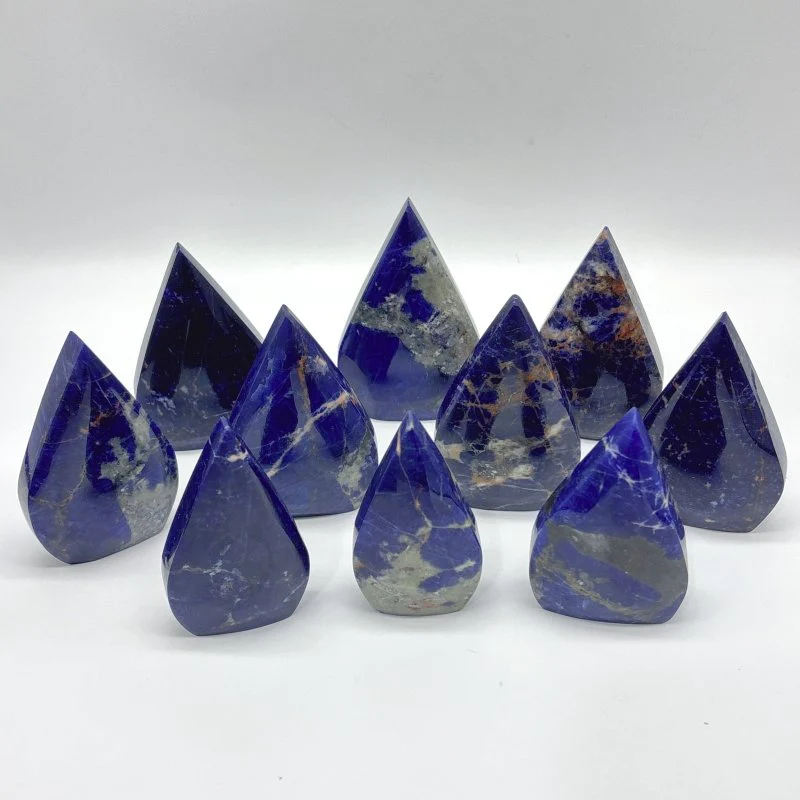 Deep Blue Sodalite Arrow Head Shape Crystal Wholesale - Image 2