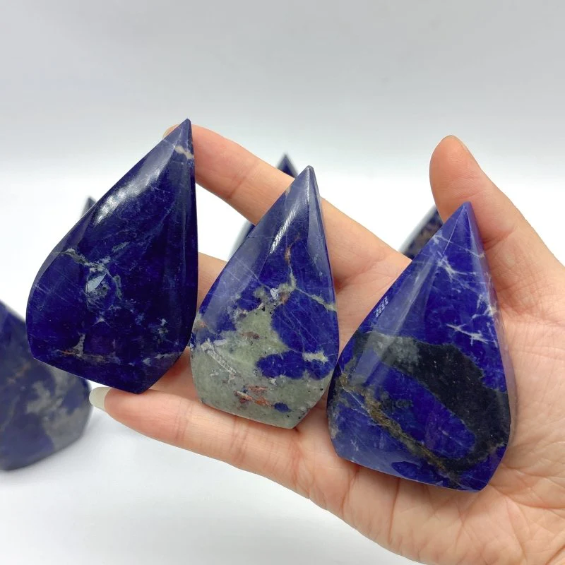Deep Blue Sodalite Arrow Head Shape Crystal Wholesale - Image 3