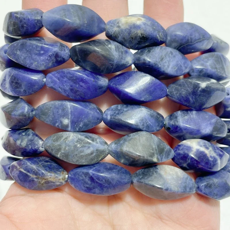 Sodalite Bracelets Flame Shape Twist Beads Wholesale - Image 4