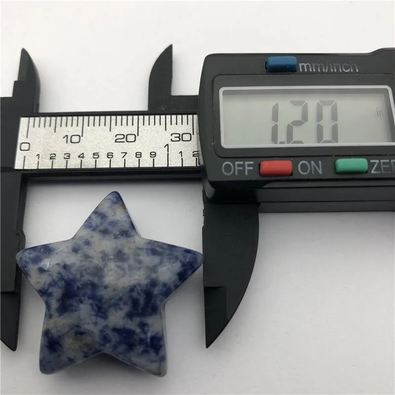 Blue Dot Stone Shaped Stars&Moon Crystal Healing Stone Wholesale - Image 4