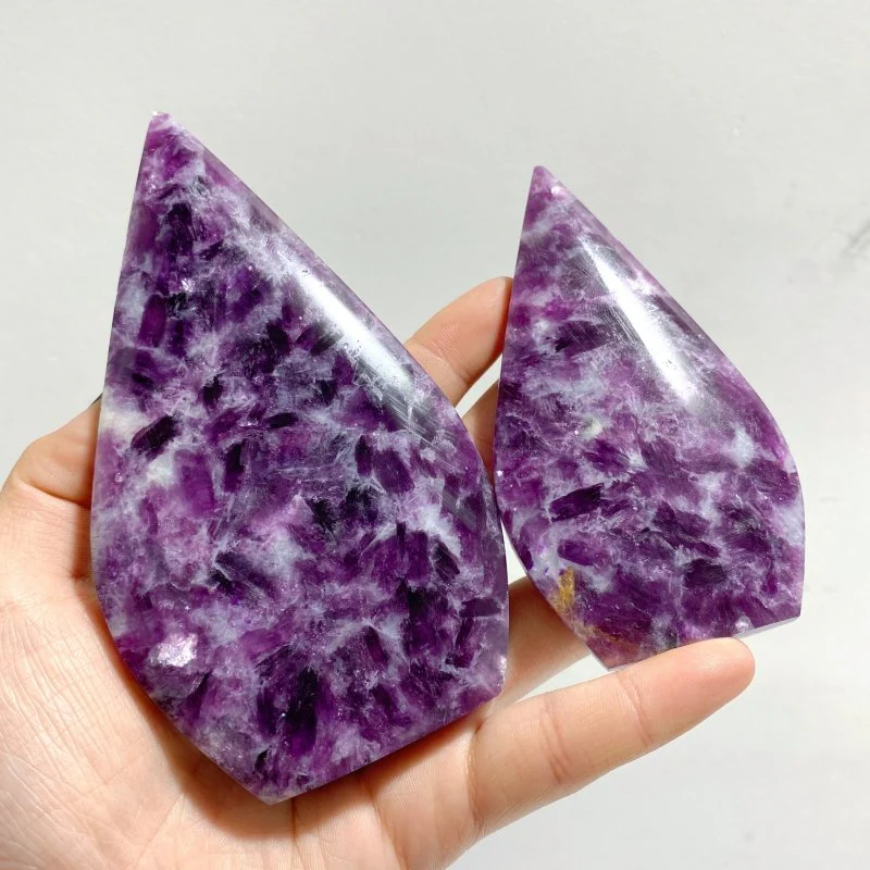 13 Pieces Spark Lepidolite Arrow Head Shape