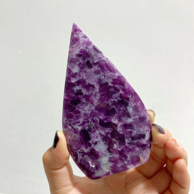 13 Pieces Spark Lepidolite Arrow Head Shape - Image 2