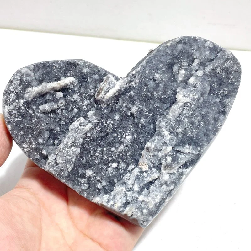 4 Pieces Sphalerite Heart With Stand - Image 4