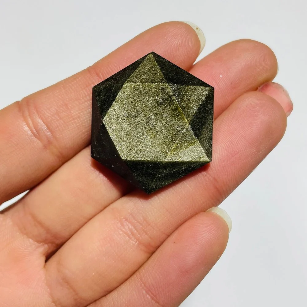 Star Of David Crystals Quartz Wholesale Fire Quartz Gold Sheen Obsidian - Image 4