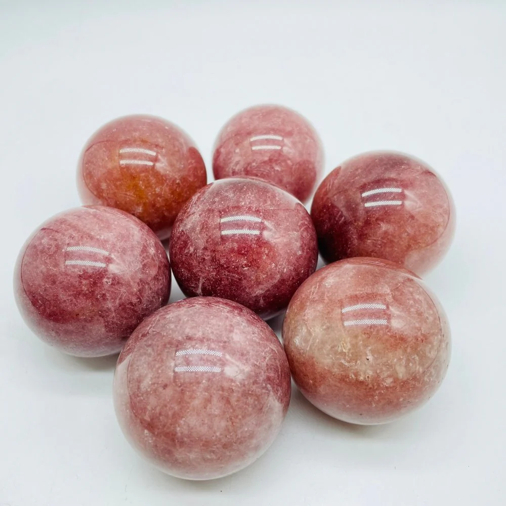 Strawberry Quartz Sphere Ball Crystal Wholesale - Image 3