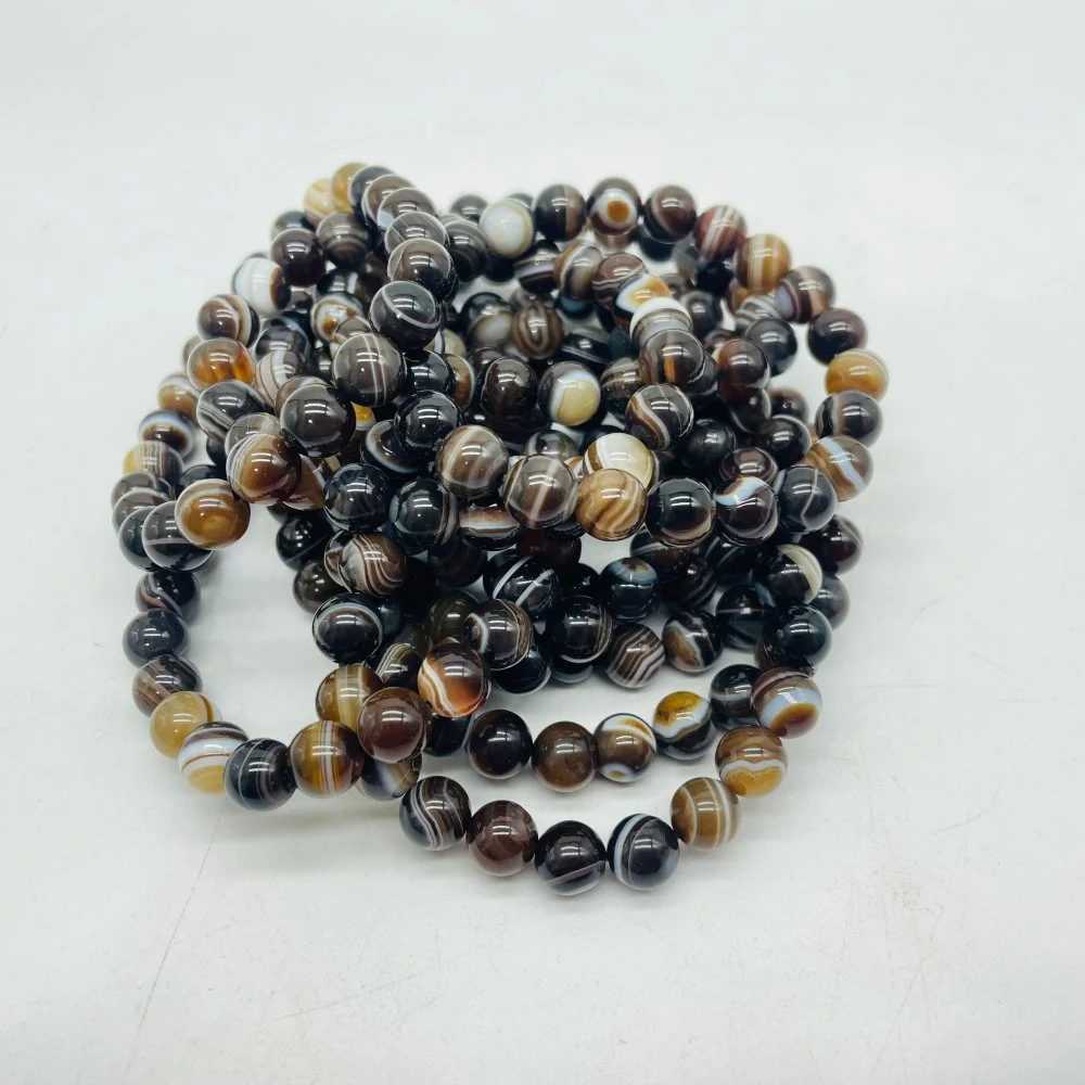 Stripe Agate Bracelet Crystal Wholesale - Image 2